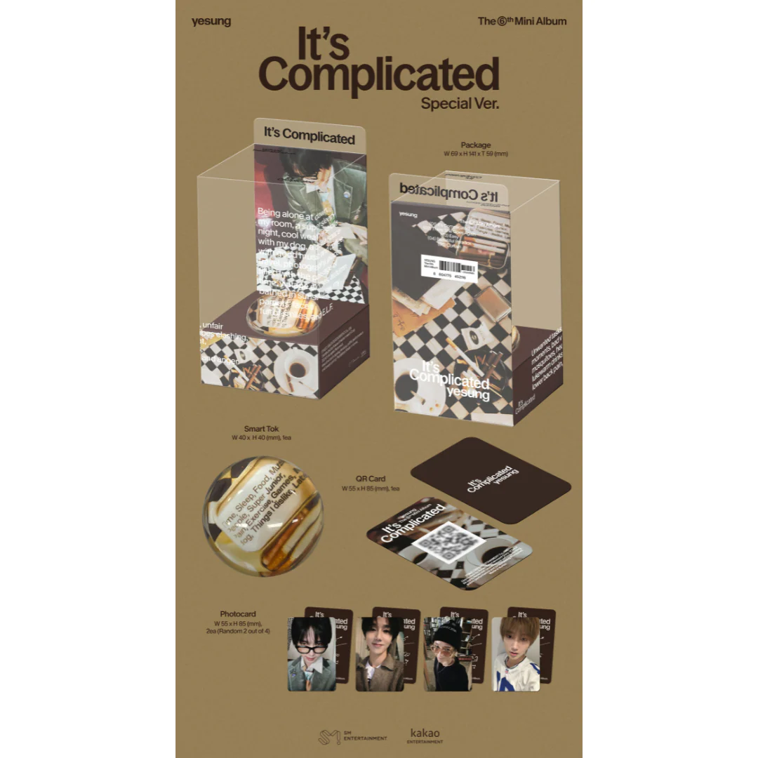 YESUNG - 6TH MINI ALBUM [IT'S COMPLICATED] (SPECIAL VER.)(SMART ALBUM) - Image 2