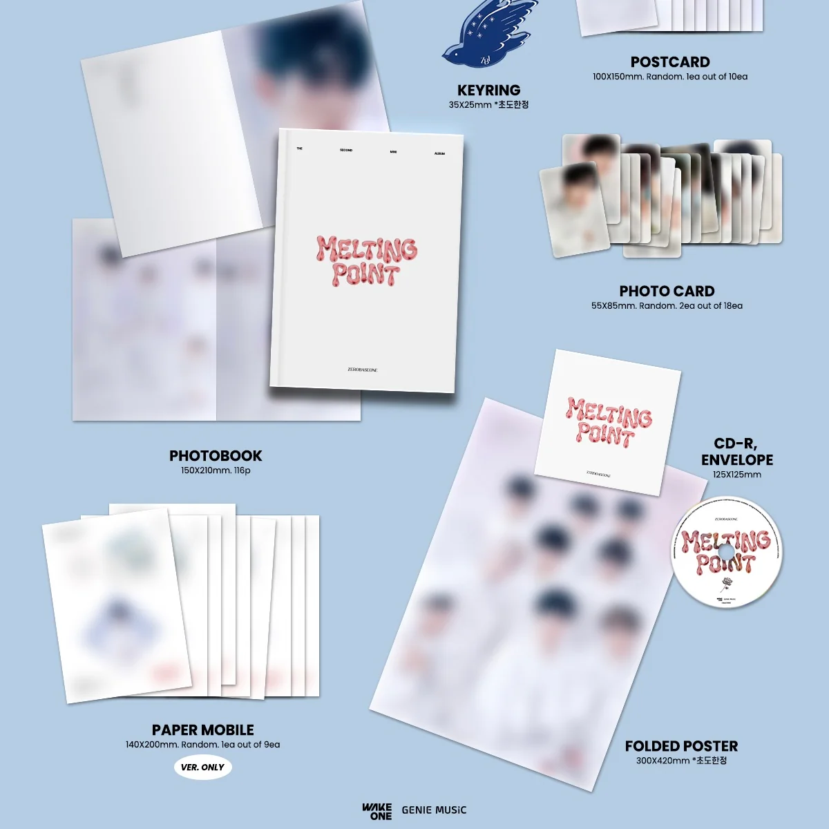 ZEROBASEONE - MELTING POINT (2ND MINI ALBUM) (3 VERSIONS) - Image 3