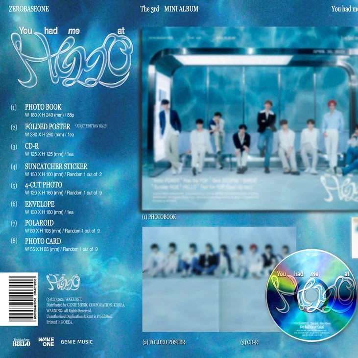 ZEROBASEONE - YOU HAD ME AT HELLO (3RD MINI ALBUM) (2 VERSIONS) - Image 4