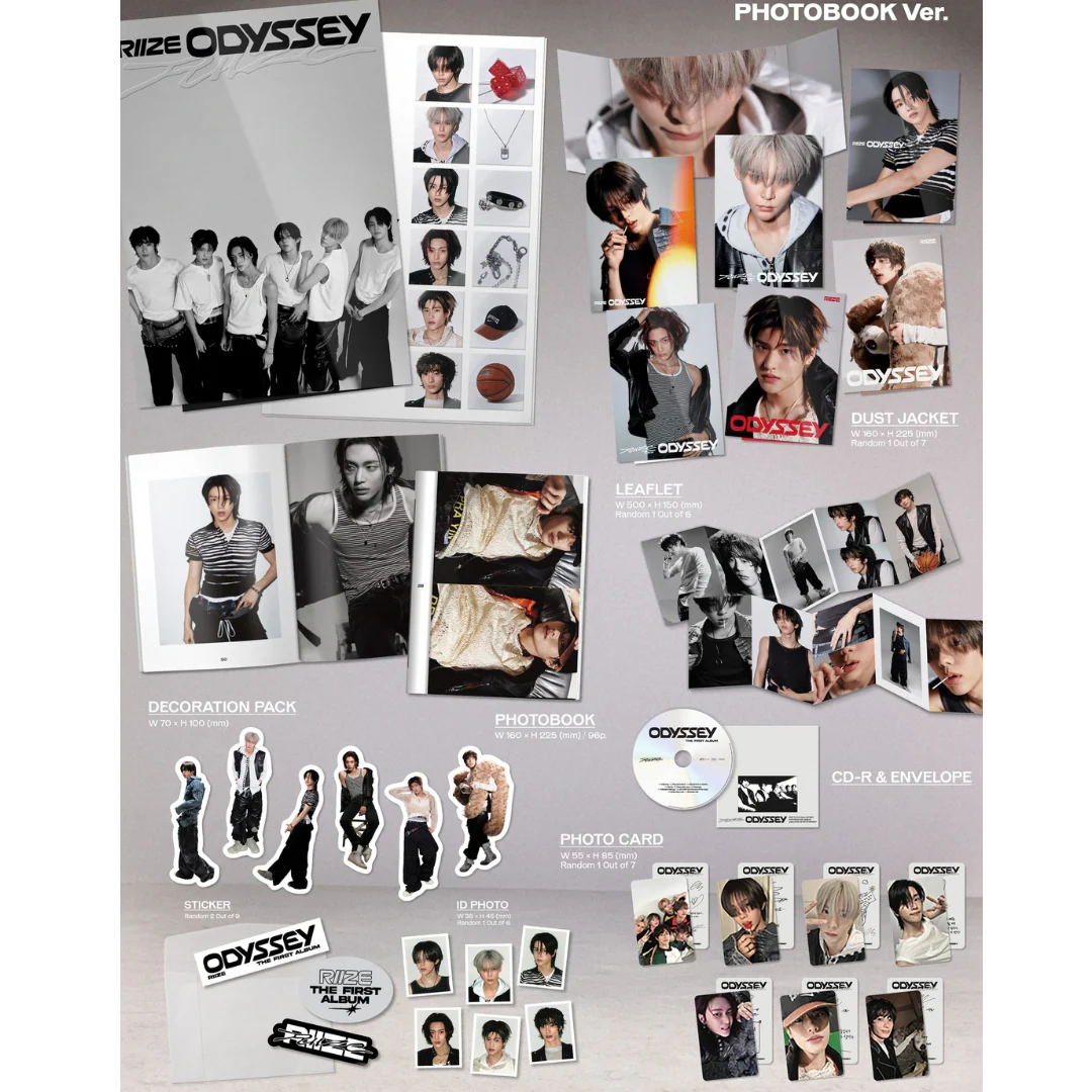 RIIZE - 1ST ALBUM [ODYSSEY] (PHOTOBOOK VER.) (7 VERSIONS) - Image 2