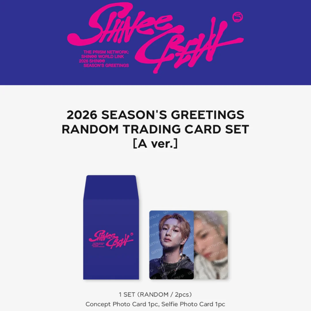 SHINEE - RANDOM TRADING CARD [2026 SEASON'S GREETINGS MD] (2 VERSIONS) - Image 2