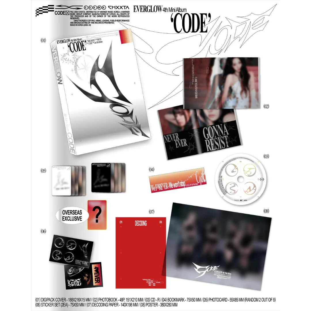 [SIGNED] EVERGLOW - EP [CODE] (PHOTOBOOK ALBUM) (OVERSEAS EXCLUSIVE) - Image 2