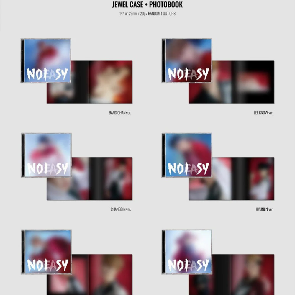 STRAY KIDS - VOL.2 [NOEASY] (JEWEL CASE VER.) (8 VERSIONS) - Image 2